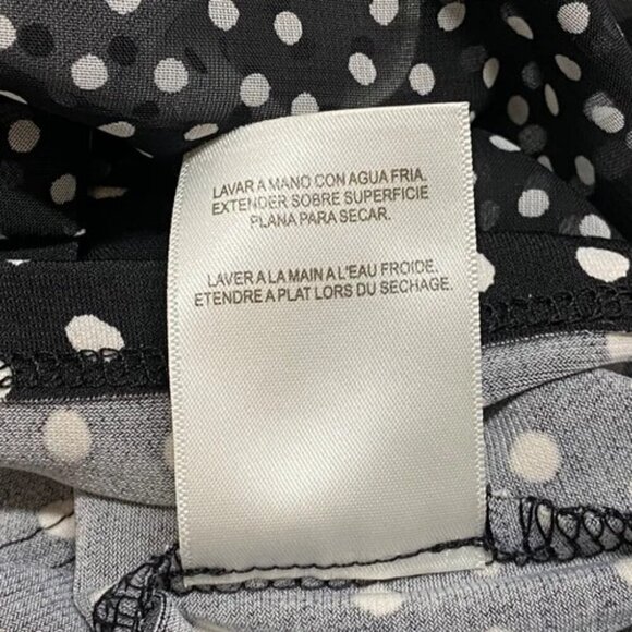 Alfred Dunner Spring Bliss Blouse Large Multicolor Layered Semi Sheer $50 NWT - Picture 3 of 9